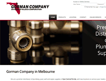 Tablet Screenshot of gormanmelbourne.com